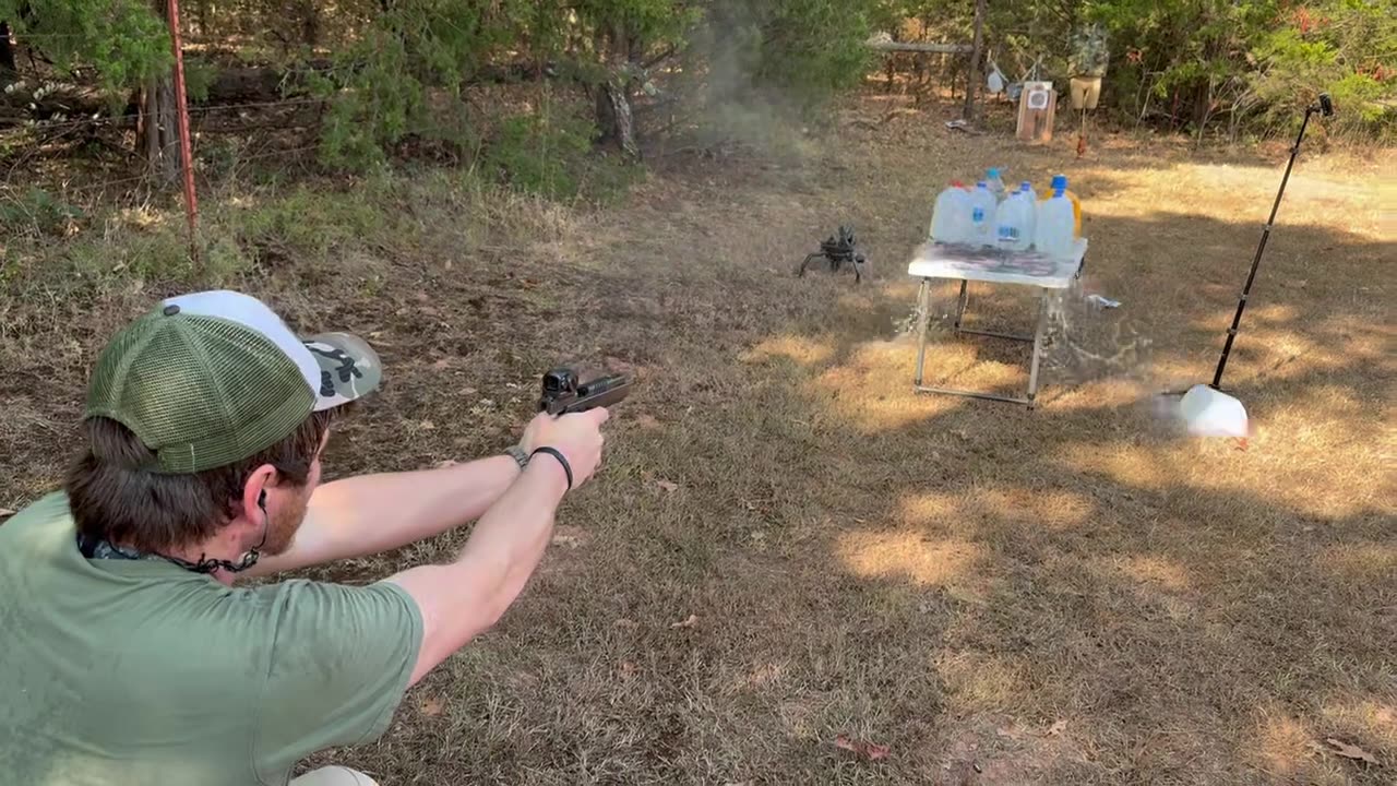 Catching hollow points with water jugs