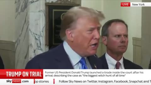 Trump SLAMS Trial Hearing In Explosive Moment