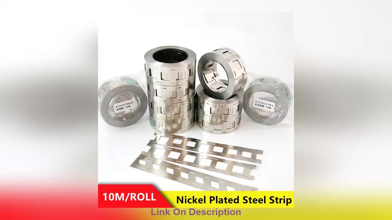 Review 1 Roll10M Nickel Strip 2P 0.15*27mm Nickel