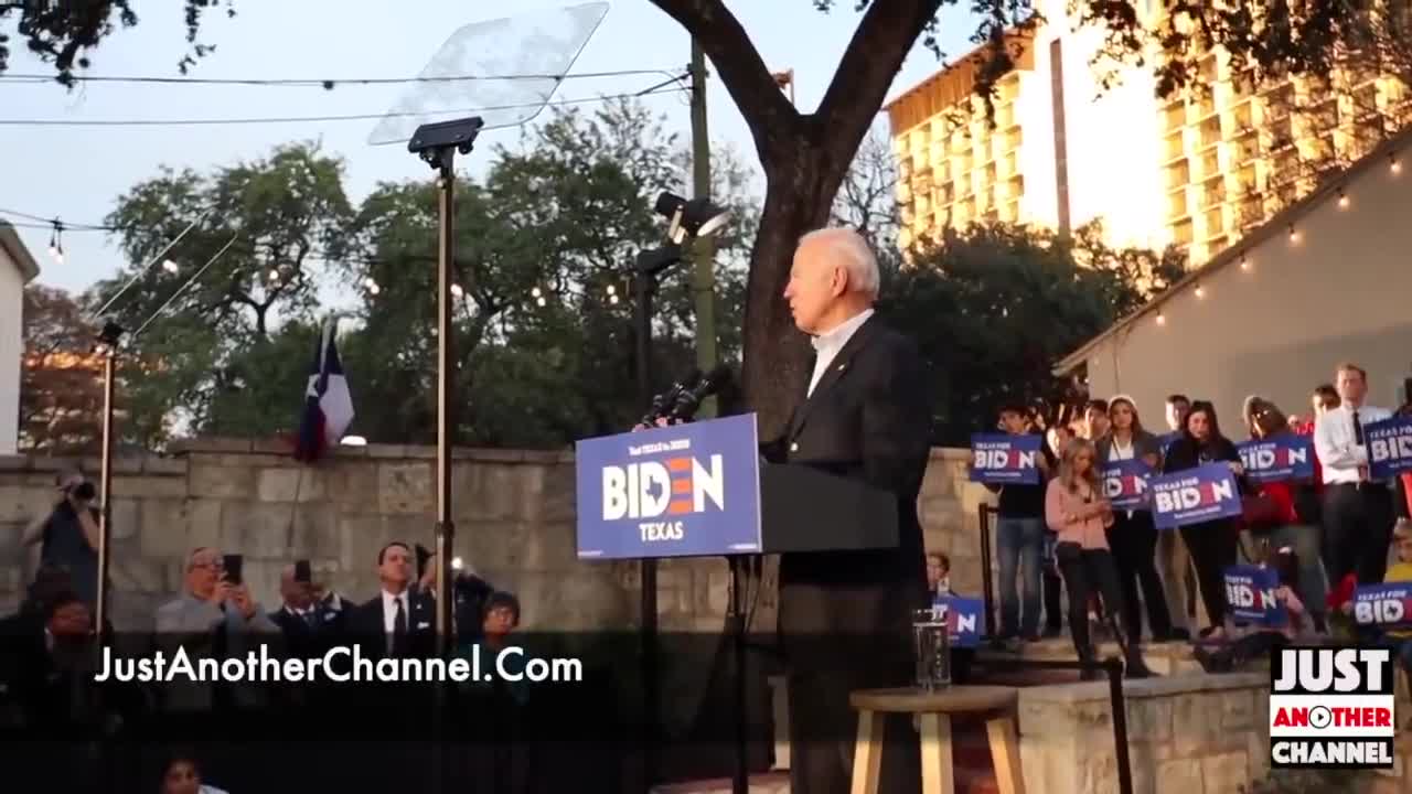 Joe Biden called out in San Antonio back in December 2019