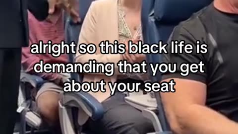 Man makes woman give up her first class seat