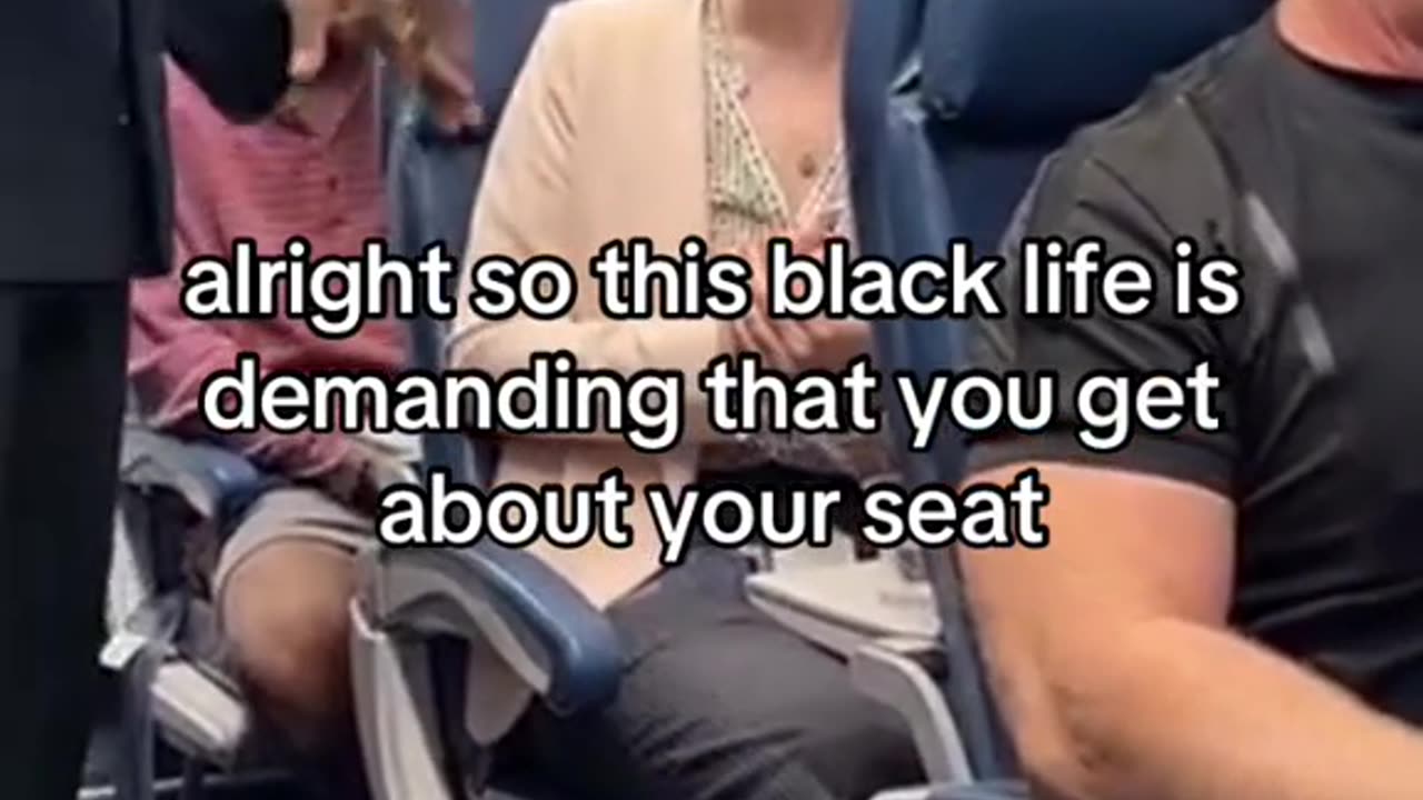 Man makes woman give up her first class seat