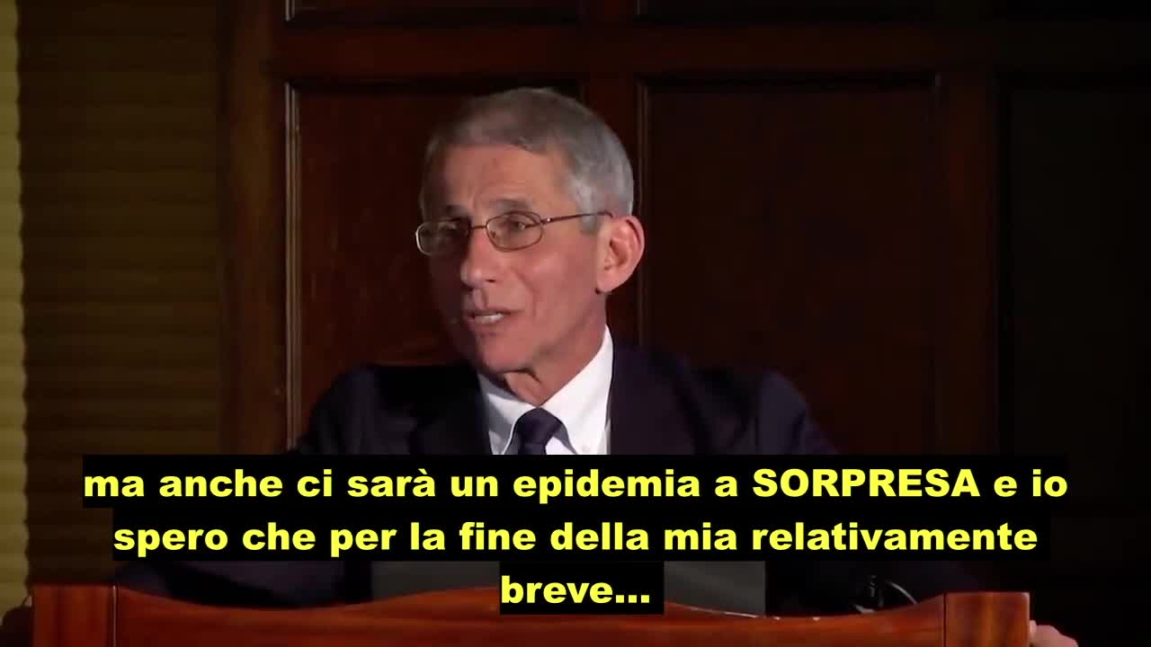 Fauci - Potrebbe scoppiare una pandemia... 2017!