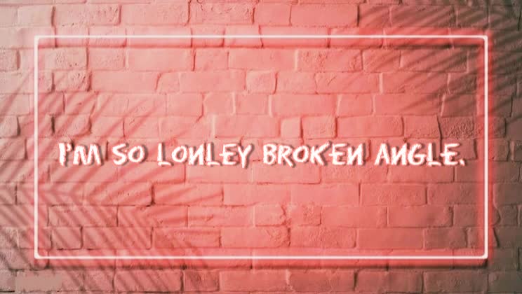 Broken angle lyrics video By Saimasehar22