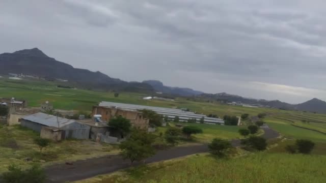 My beautiful village rain