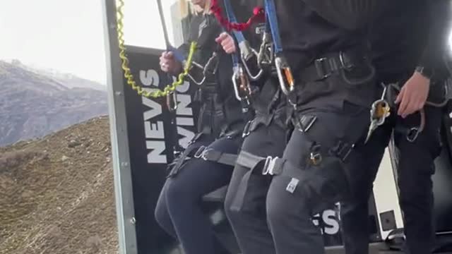 Worlds Biggest Swing!!Nevis Swing, Queenstown New Zealand