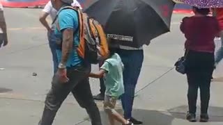 Manifestación ha generado caos en el Centro de Bucaramanga