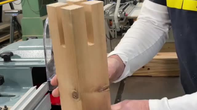 Testing a new way to make castle joints part 1