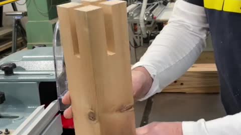 Testing a new way to make castle joints part 1