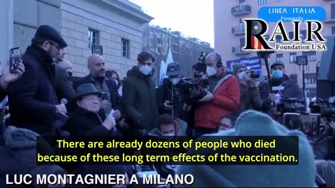 Professor Luc Montagnier's (Murdered on Feb. 8, 2022) Last Words in Milano Covid Vaccine is Poison