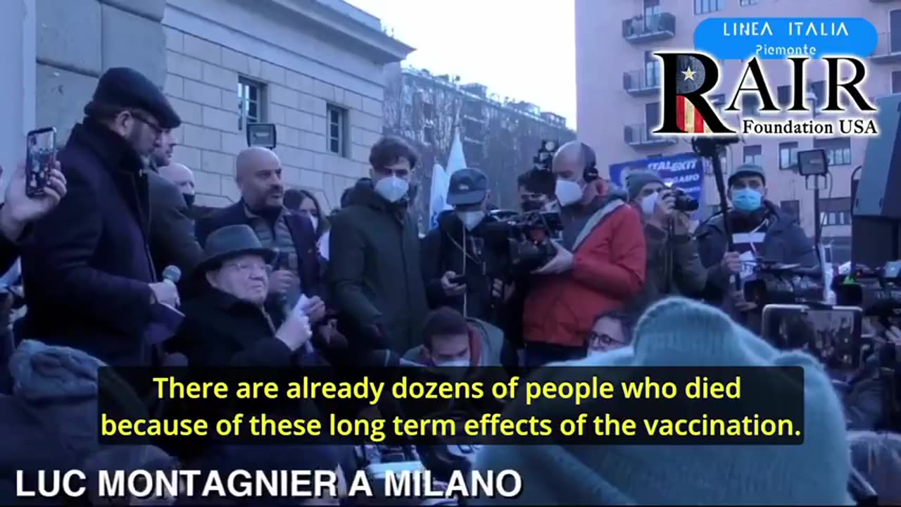 Professor Luc Montagnier's (Murdered on Feb. 8, 2022) Last Words in Milano Covid Vaccine is Poison