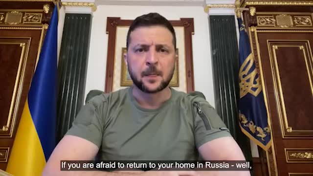 Zelenskiy: If they want to survive, it is time for the Russian military to flee. Go home