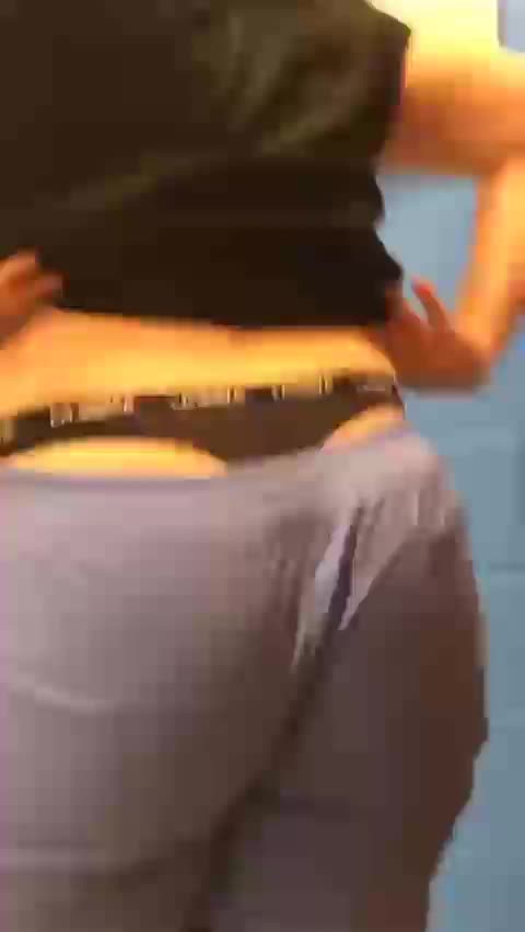 Chubby Nurse HUGE Black Thong Slip