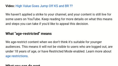 The fun of Being Youtube BlackListed