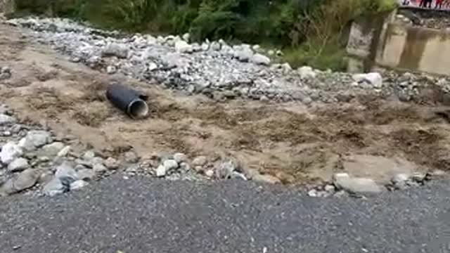 Creciente río Charta, Matanza
