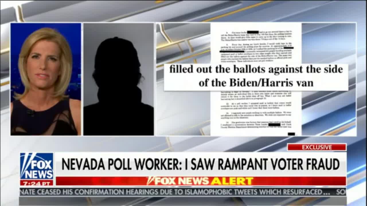 Nevada whistleblower reveals voter fraud in state, Sidney Powell says its happening across country