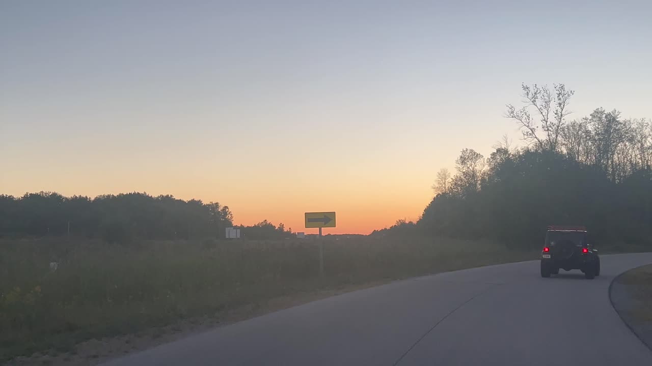 Chasing sunset