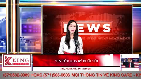 TIN TỨC HOA KỲ BUỔI TỐI - 01/20/2022 - KMCmedia Channel