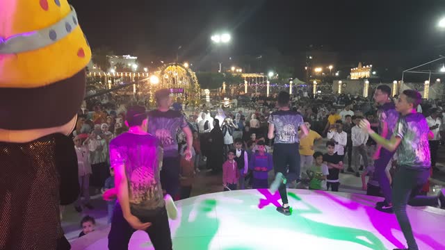 Wedding Dancers Deliver Their Open Air Show