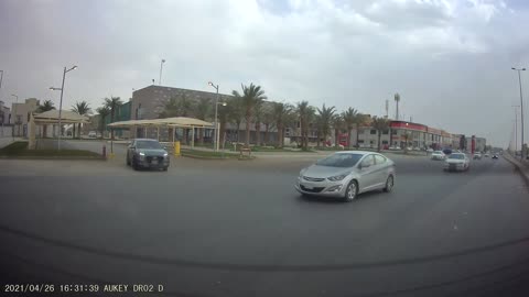 Car Causes Crash While Attempting U-Turn