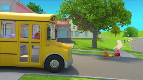 The Wheels on The Bus Song (Animal Version) _ Lalafun Nursery Rhymes & Kids