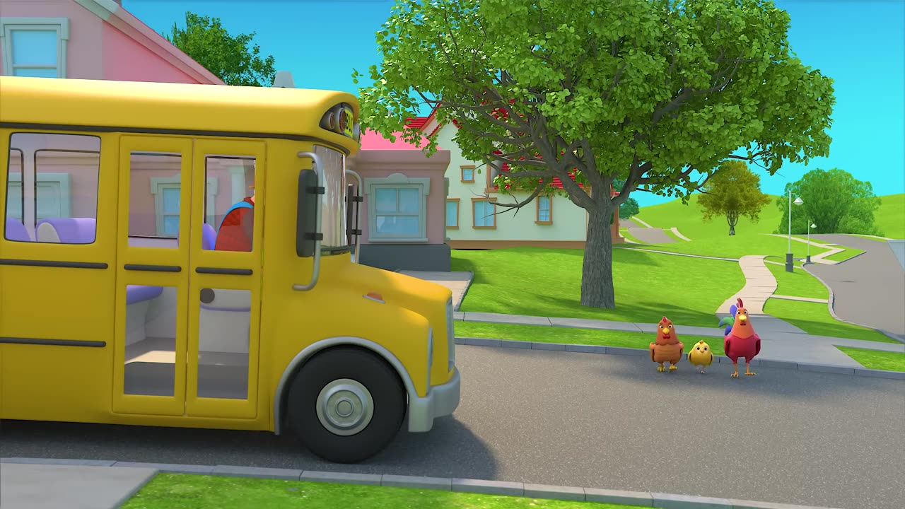 The Wheels on The Bus Song (Animal Version) _ Lalafun Nursery Rhymes & Kids