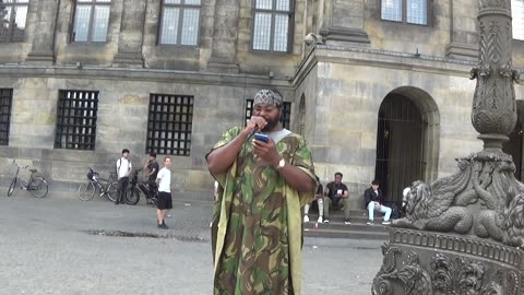 Hebrew Israelites Prophetic Camp Street Teaching 27-7- 2024 Amsterdam (The Dam/Netherlands) Pt 1