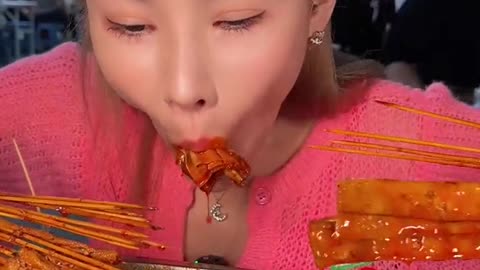 MUkbang 10000 satay