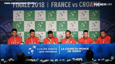 Konferencija za medije hrvatske teniske reprezentacije