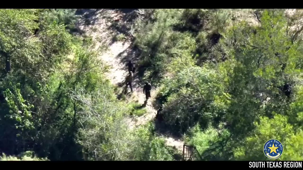 Texas DPS Drone Captures Footage Of Heavily Armed Cartel Near Rio Grande