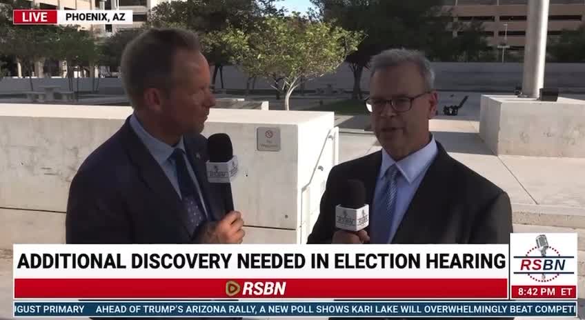 Kurt Olsen says it was a good day in AZ court today fighting against voting machines.