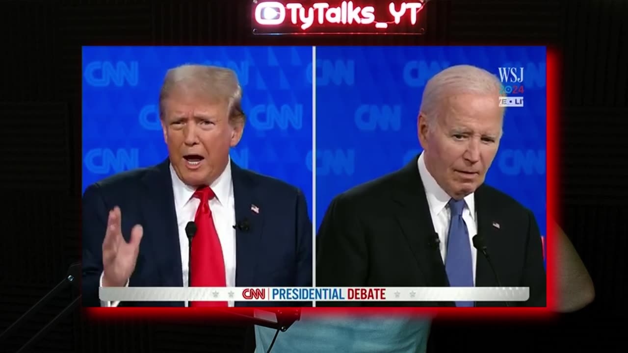 Trump and Biden Debate is Controlled Op Battle, SKIN SUIT BIDEN CLONE?