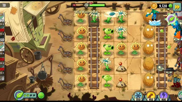 Plants vs Zombies 2 Wild West Day 7