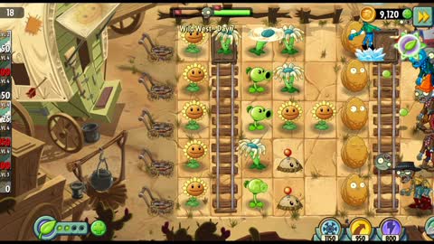 Plants vs Zombies 2 Wild West Day 7