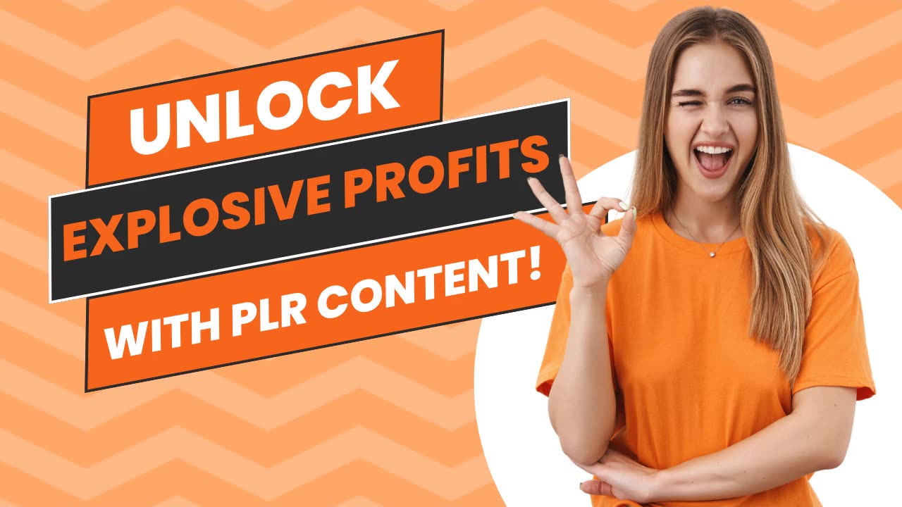 Unlock Explosive Profits with PLR Content!