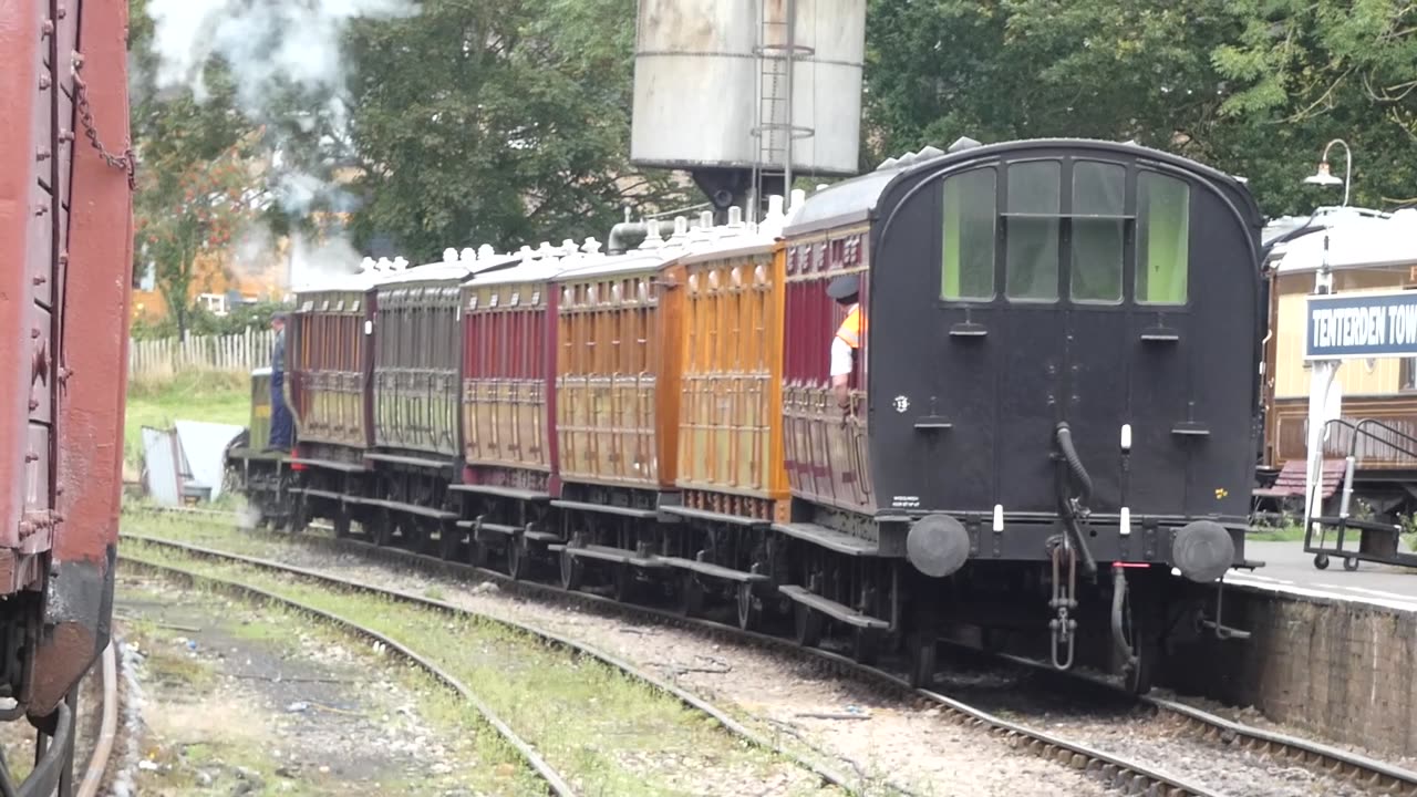 Southern Terrier Pulls Train Out Of Tenterden Towards Headcorn (I Wish) UK 2021