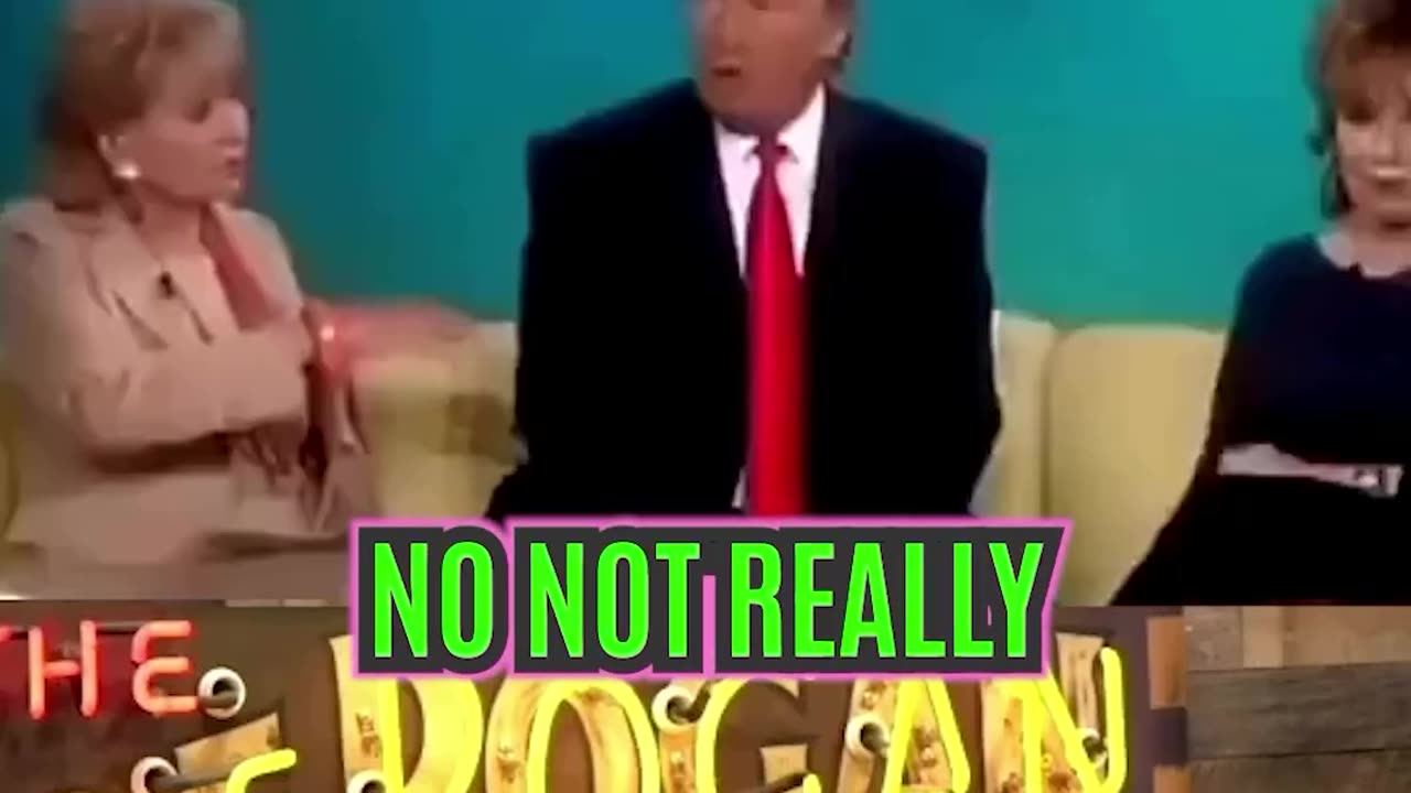 #tbt when Trump was welcomed on the View