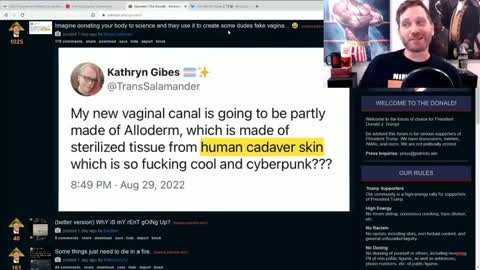 DUDE BRAGS ABOUT GETTING VAGINA MADE OUT OF CADAVER SKIN SURGERY