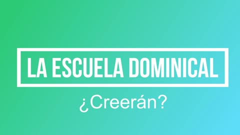 ¿Creerán?