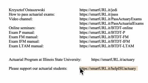 Exam LTAM exercise for May 5, 2021