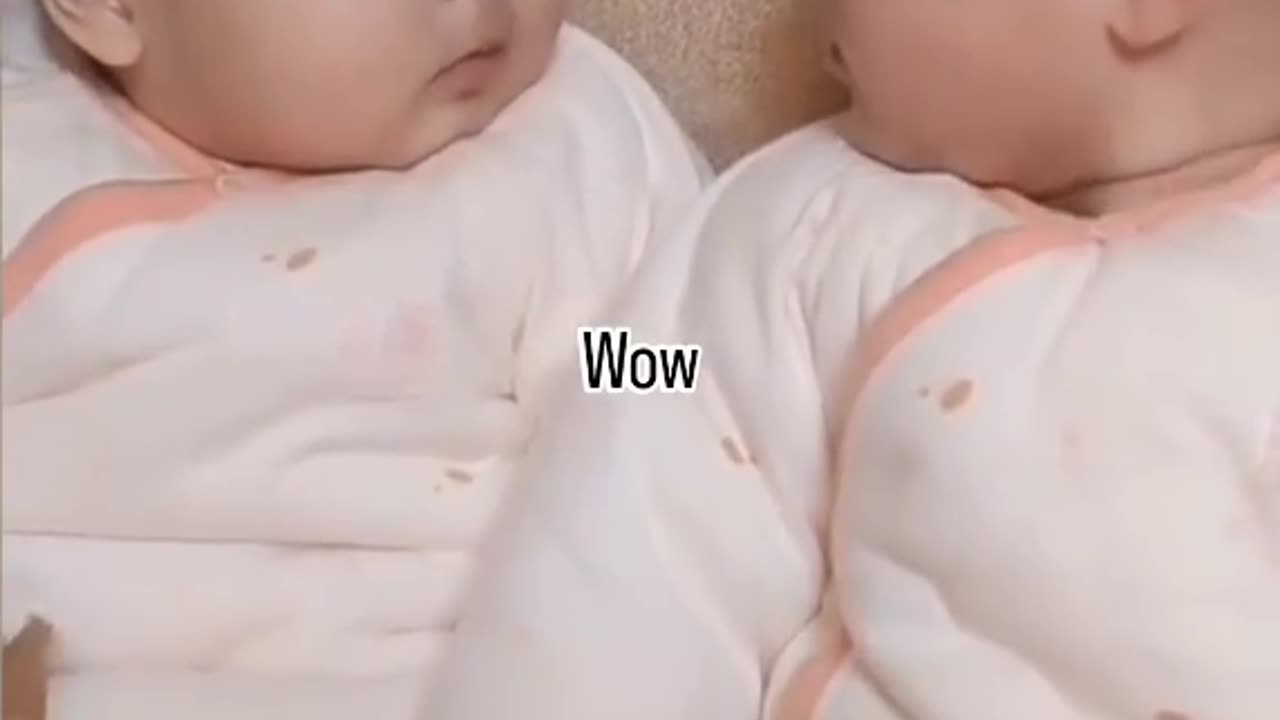 Funny twin kids