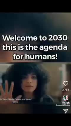 WELCOME TO 2030 THIS IS THE AGENDA FOR HUMANS!