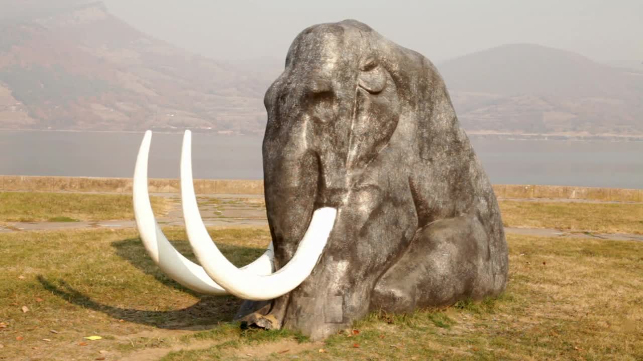 Great Elephant Statue On Romanian Coast