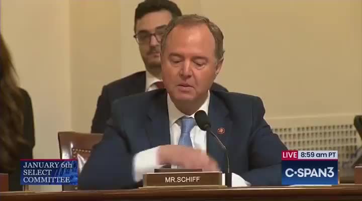 Adam Schiff Pretends to Cry at Jan 6 Hearing