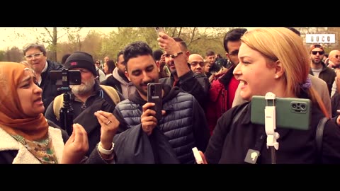🔥Heated debate about sex slaves in Jannah! _ Amy _ Speakers' Corner Debate