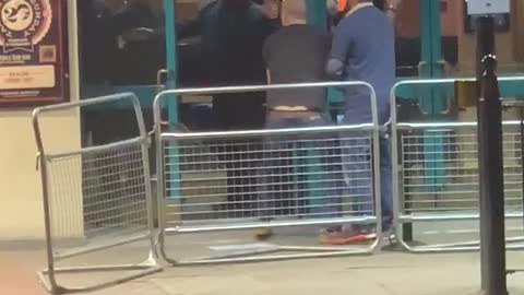 Tipsy Guy Topples Himself