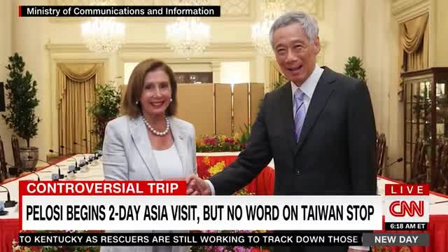 CNN: Pelosi expected to visit Taiwan despite China's warnings