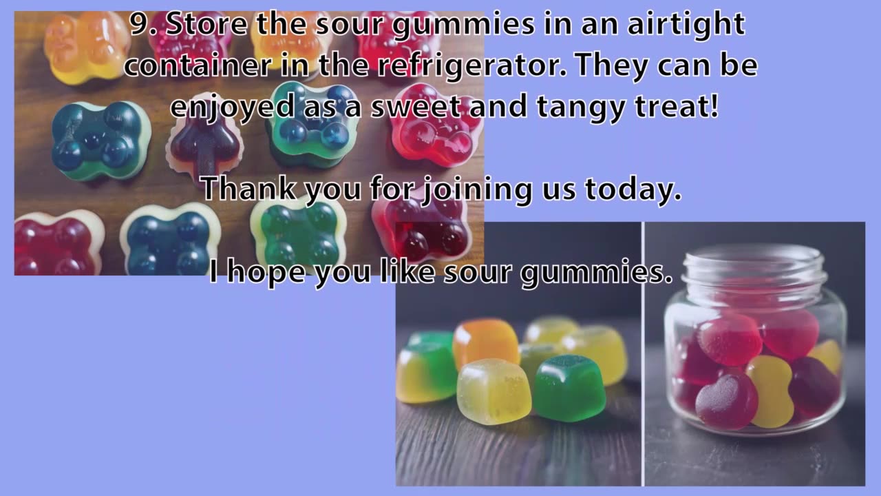 Homemade Sour Gummies