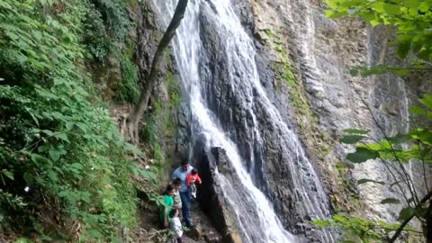 Qebele Yeddi Gozel shelale, Waterfall 20180823