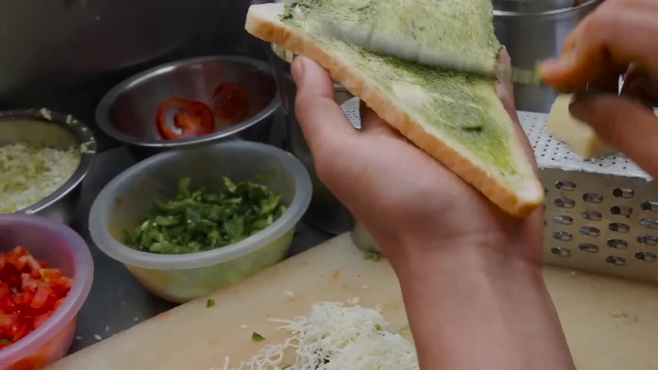 Massive Vegetarian Sandwich: You Won't Believe the Layers!